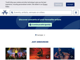 'timeforgig.com' screenshot