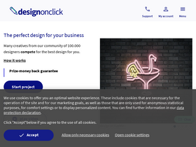 'designonclick.com' screenshot