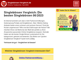 'singleboersen-vergleich.de' screenshot