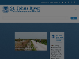 'sjrwmd.com' screenshot