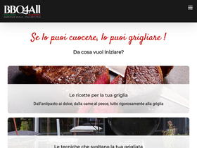 'bbq4all.it' screenshot