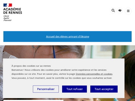 'ac-rennes.fr' screenshot