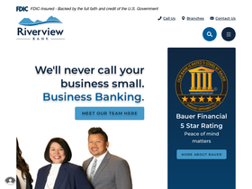 'riverviewbank.com' screenshot