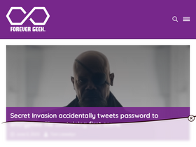 'forevergeek.com' screenshot