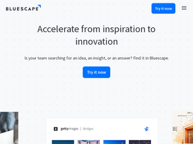 'bluescape.com' screenshot