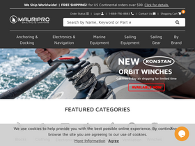 'mauriprosailing.com' screenshot