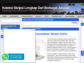 'koleksiskripsi.com' screenshot