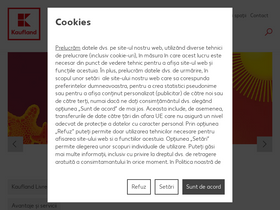 'kaufland.ro' screenshot