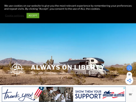 'alwaysonliberty.com' screenshot