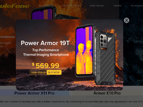 'ulefone.com' screenshot