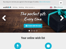 'wishbob.com' screenshot