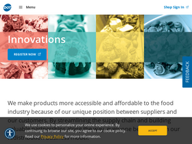 'dotfoods.com' screenshot