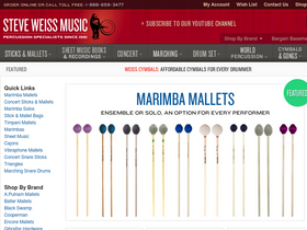 'steveweissmusic.com' screenshot