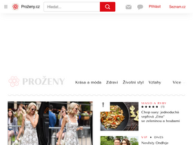 'prozeny.cz' screenshot