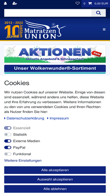 matratzenunion.de