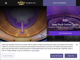 'hardrockhotelatlanticcity.com' screenshot