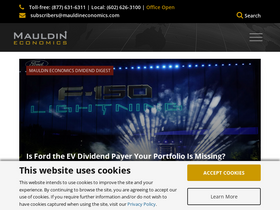 'mauldineconomics.com' screenshot