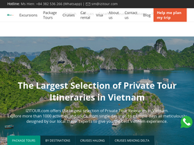 'izitour.com' screenshot