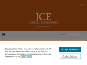 'jclinepi.com' screenshot