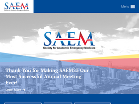 'saem.org' screenshot