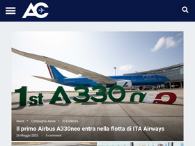 'aviazionecivile.it' screenshot