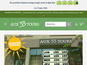 'aux33tours.com' screenshot