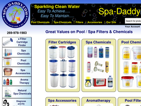 'spa-daddy.com' screenshot