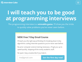 'interviewcake.com' screenshot