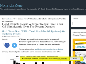 'notrickszone.com' screenshot