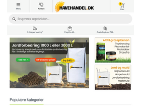 'havehandel.dk' screenshot