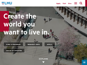 'apps.lmu.edu' screenshot