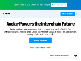 'axelar.network' screenshot