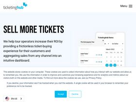 'ticketinghub.com' screenshot