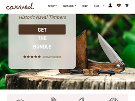 'carved.com' screenshot