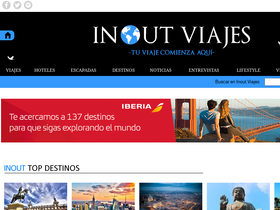 'inoutviajes.com' screenshot
