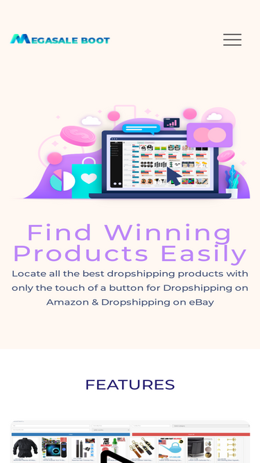 Find Winning Products for  - Megasaleboot