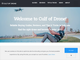 'cultofdrone.com' screenshot