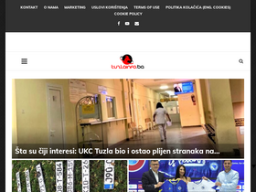 'tuzlainfo.ba' screenshot