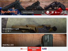 'taurusarmed.net' screenshot