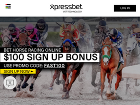 'xpressbet.com' screenshot