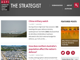 'aspistrategist.org.au' screenshot