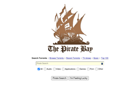 'tpbpirateproxy.org' screenshot