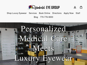 reimboldeye.com homepage screenshot
