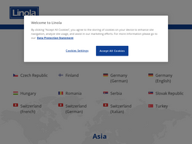 'linola.com' screenshot