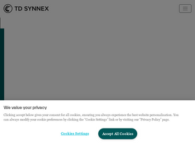 'tdsynnex.com' screenshot