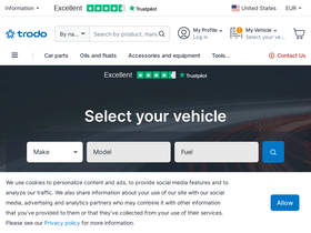 'trodo.com' screenshot