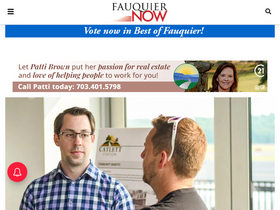 'fauquiernow.com' screenshot