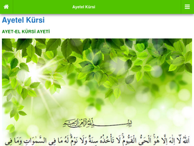 'ayetel-kursi.com' screenshot