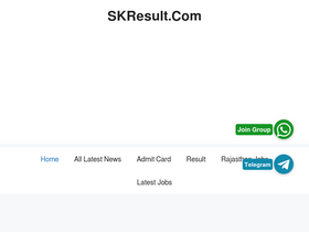 'skresult.com' screenshot