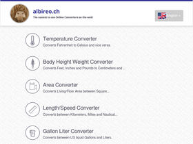 'albireo.ch' screenshot